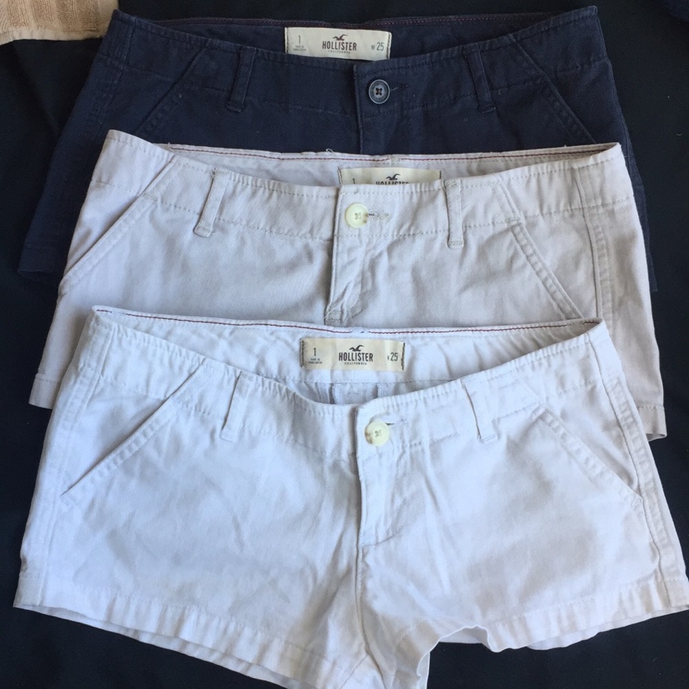 Hollister Khaki Shorts Bundle